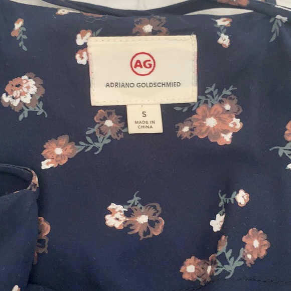 AG midi floral slip dress with minor side slit - Picture 2 of 2